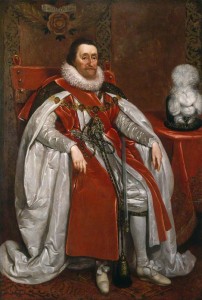 King James I of England and VI of Scotland by Daniel Mytens, 1621 © National Portrait Gallery, London