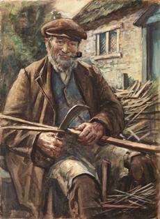 The Woodman by Francis Henry Newbery (1855-1946) © Bridport Museum, Dorset