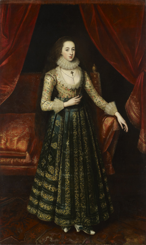 Vere Egerton, Mrs William Booth (m. 1619) attributed to Robert Peake the elder (c.1551-1619) c.1619, Dunham Massey, Cheshire © National Trust Images/Matthew Hollow