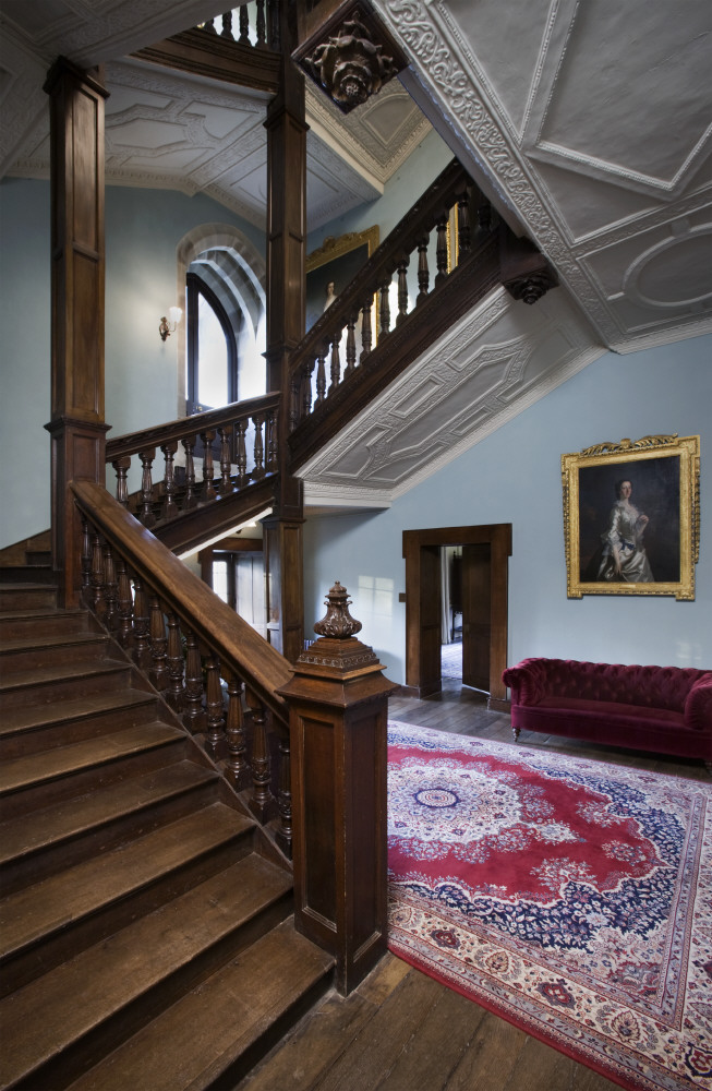 The Staircase in the Inner Hall at Newton House, Dinefwr, Carmarthenshire, Wales © National Trust Images/John Hammond