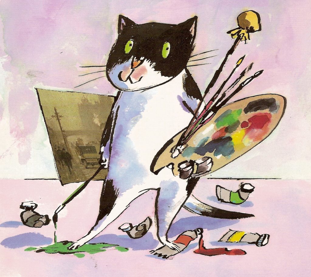 The Gallery Cat from Manchester City Art Gallery © Tony Ross