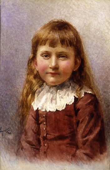 Ethel Ayles by Philip Tennyson Cole, c.1885-86. © Royal Albert Memorial Museum and Art Gallery and Exeter City Council