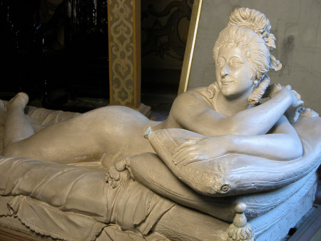 Giovanna Francesca Antonia Guiseppe Zanerini, called La Baccelli (d1801), plaster, attributed to Giovanni Battista (John Baptist) Locatelli (1734 -1805). National Trust, Knole, Kent © National Trust Images