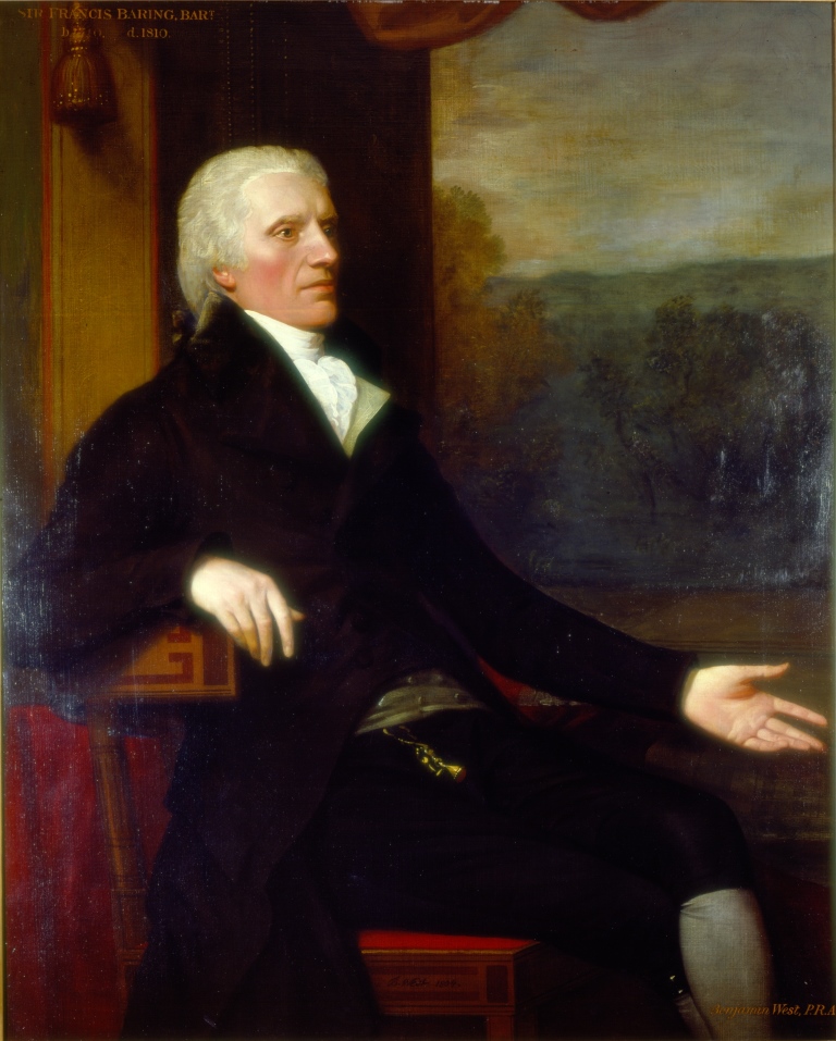 Sir Francis Baring by Benjamin West (1804). Reproduced courtesy of The Baring Archive Limited.