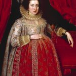 Portrait of a Woman in Red by Marcus Gheeraerts II, 1620 © Tate