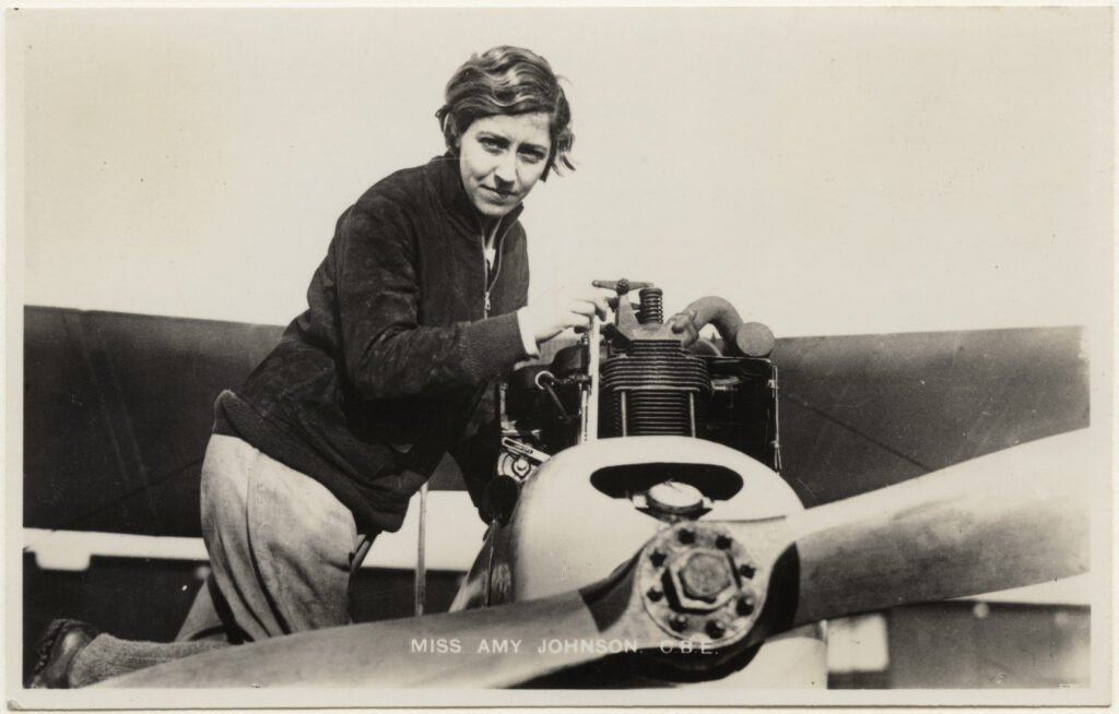 Amy Johnson by Raphael Tuck & Sons, early 1930s. National Portrait Gallery Collection. Given by Terence Pepper, 2013. NPG x198079